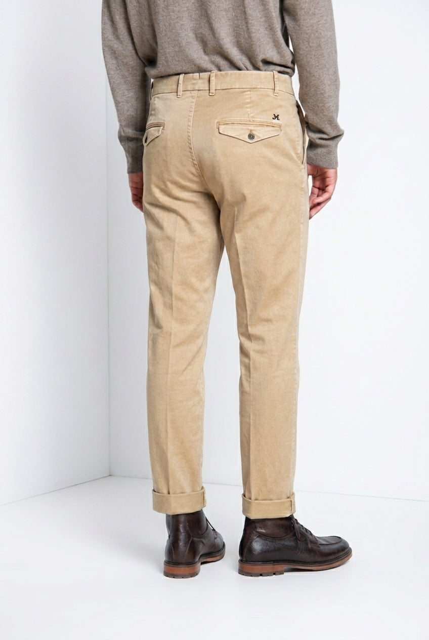 Chinos pantalón chino de hombre en gabardina relaxed fit