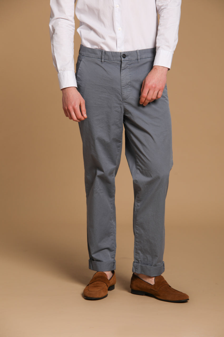 Chinos 22 pantalone chino uomo in cotone pima leggero stretch relaxed fit