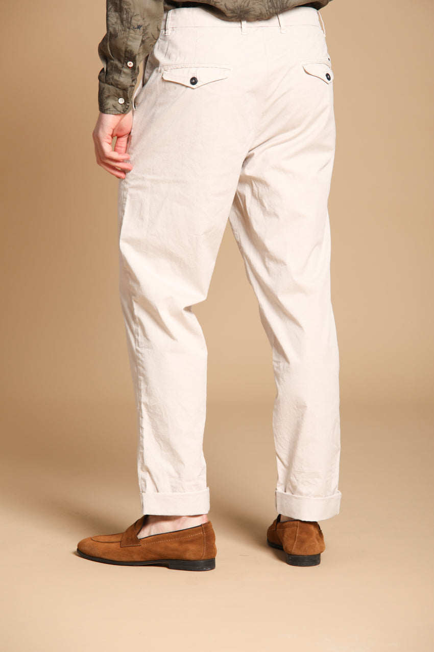 Chinos 22 pantalon chino homme en coton pima léger stretch relaxed fit