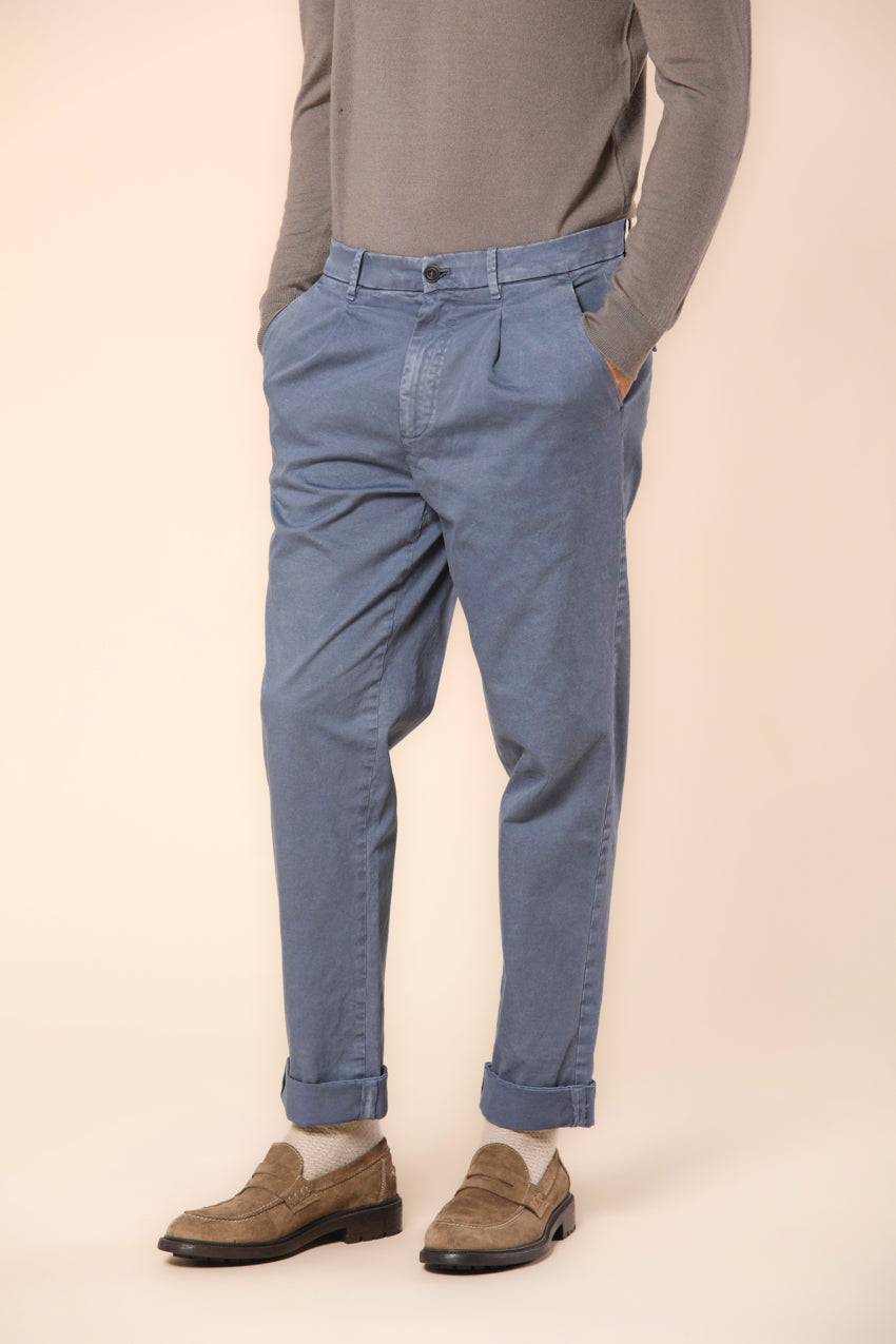 Pinces 22 pantalon chino pour homme en gabardine coupe relaxed