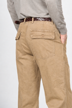 Prescott Fatigue Chinohose für Herren aus Gabardine mit relaxed fit