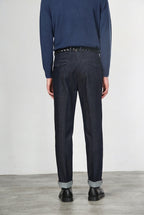 Chinos men’s chino pants in technical stretch denim with relaxed fit