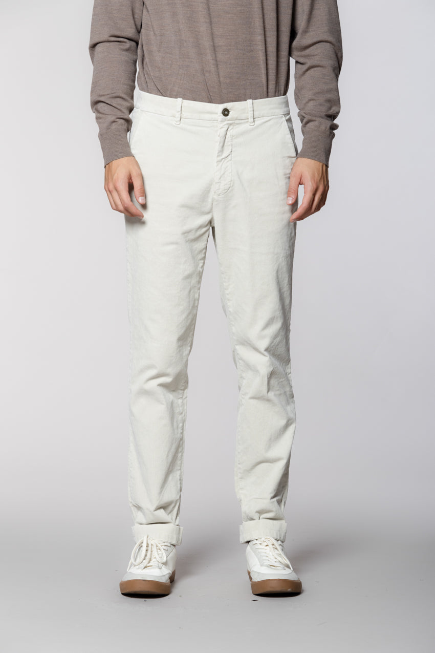 Chinos pantalon chino homme en velours 1000 raies relaxed fit
