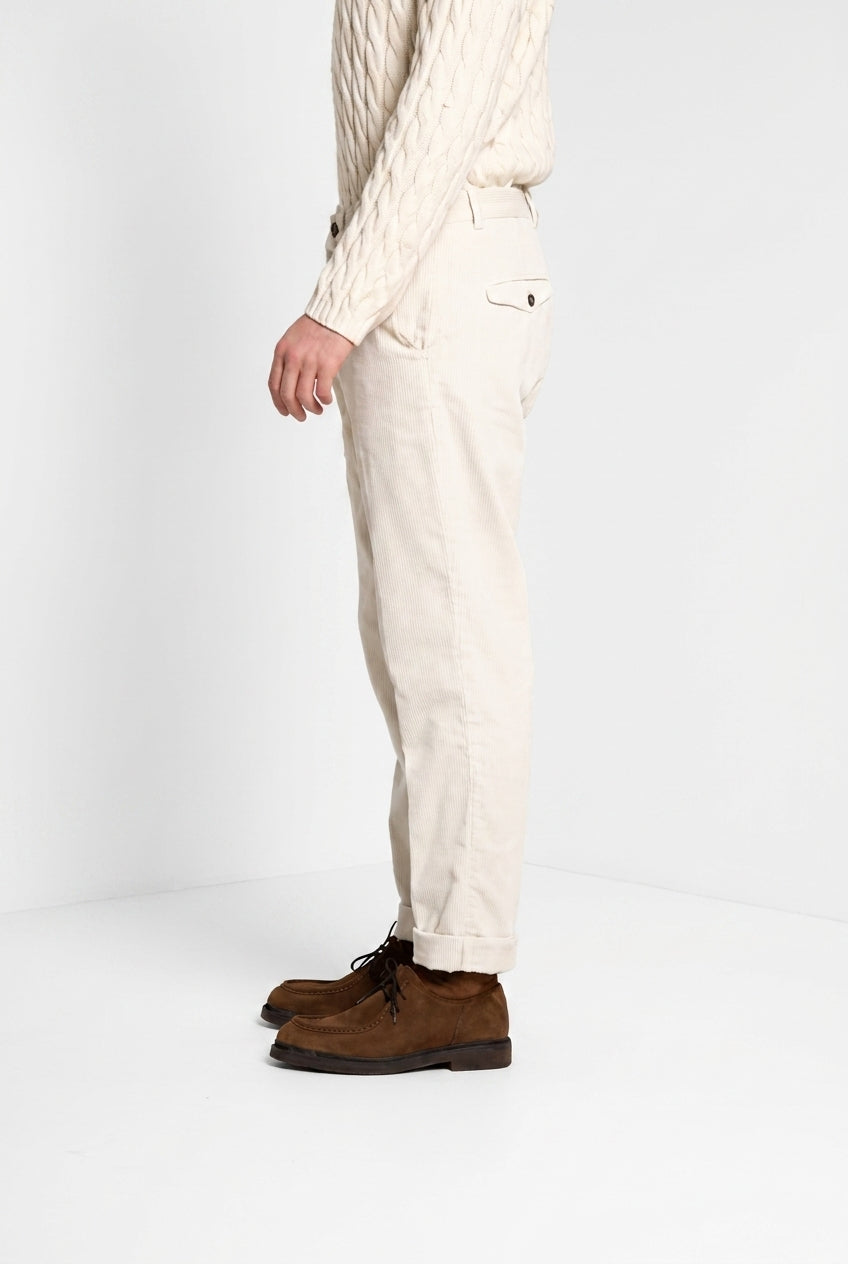 Chinos pantalón chino de hombre en pana 1000 líneas relaxed fit