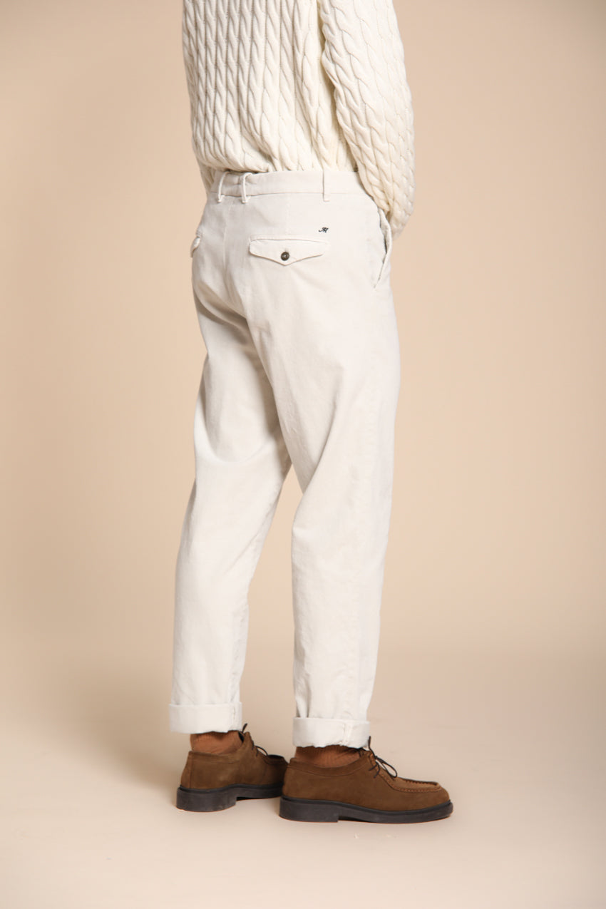Chinos pantalon chino homme en velours 1000 côtes relaxed fit