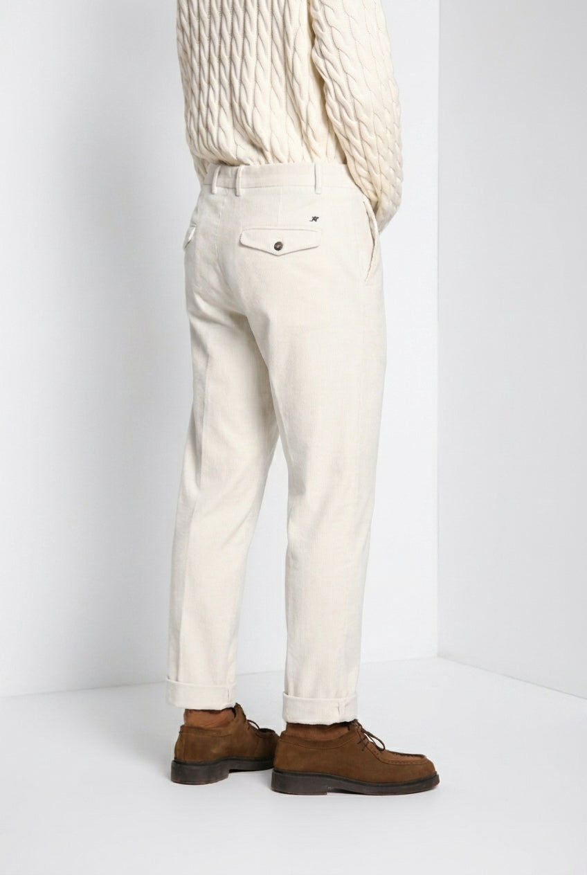 Chinos pantalón chino de hombre en pana 1000 líneas relaxed fit