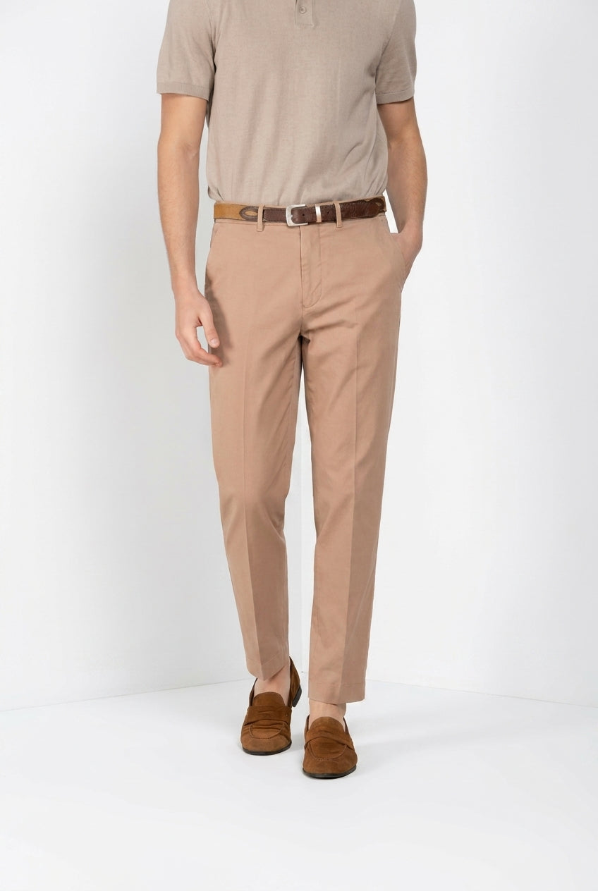 Chinos pantalon chino homme en toile oxford relaxed fit
