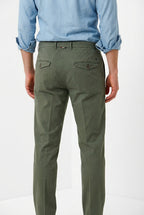 Chinos Herren Chinohose aus Oxford-Canvas relaxed fit