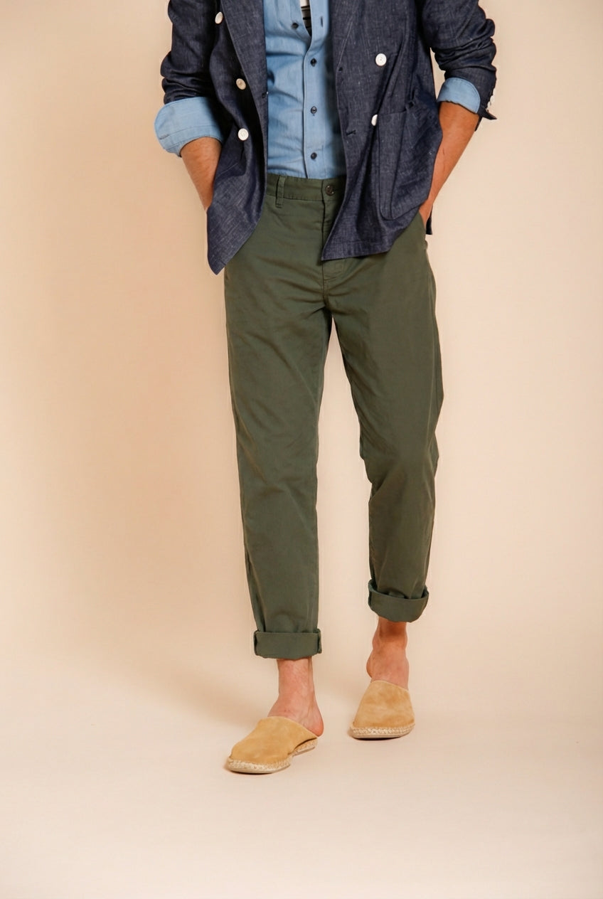 Chinos pantalon chino homme en toile oxford relaxed fit