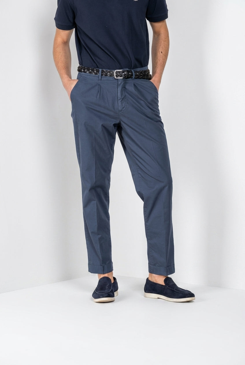Pinces men's chino pants in stretch gabardine relaxed fit
