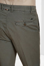 Pinces pantalon chino homme en gabardine stretch relaxed fit