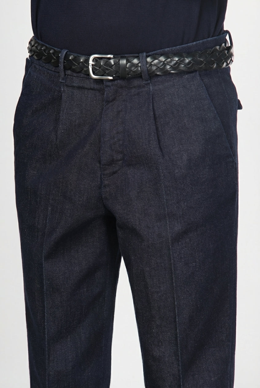 Pinces Chinohose für Herren aus Techno-Stretch-Denim mit relaxed fit
