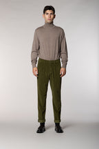 Pinces pantalon chino homme en velours côtelé France relaxed fit