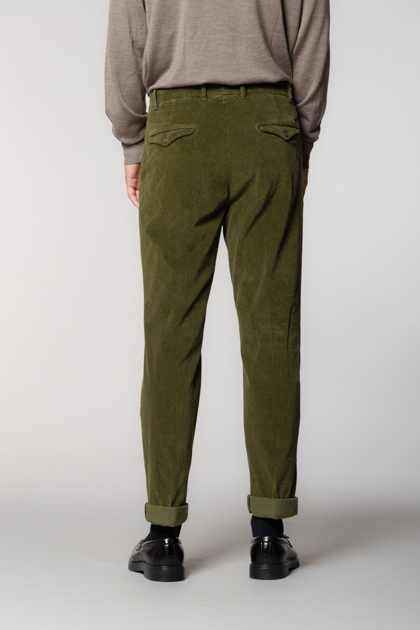 Pinces pantalon chino homme en velours côtelé France relaxed fit