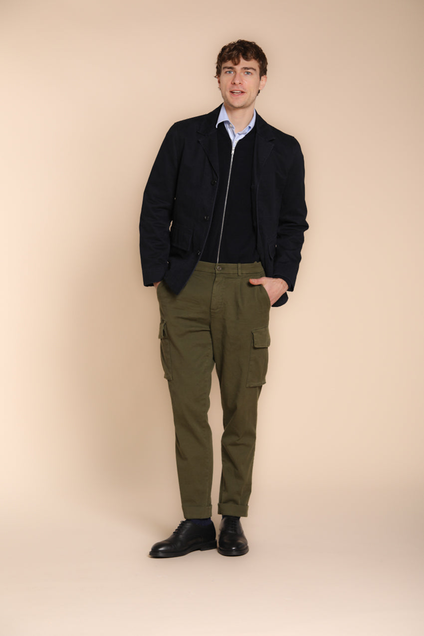 Foto 3 Cargo pantalone cargo uomo sartoriale relaxed fit