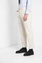 Don Johnson 2 Pinces Herren-Chinohose in bull carrot fit
