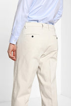 Don Johnson 2 Pinces Herren-Chinohose in bull carrot fit