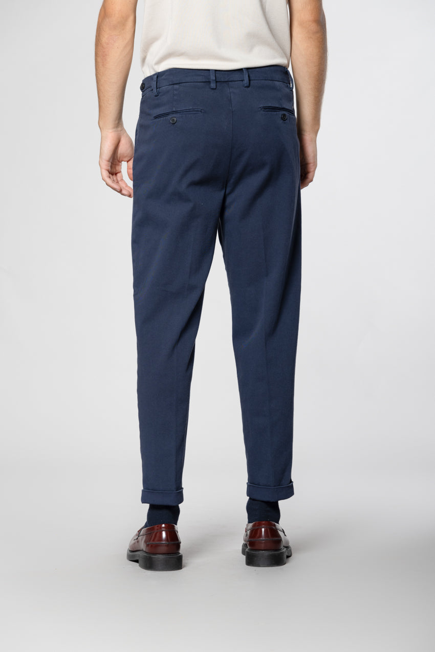 Don Johnson 2 Pinces pantalón chino de hombre en bull carrot fit