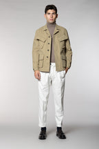 Don Johnson 2 Pinces men’s chino pants in bull carrot fit