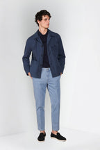 Madison M74 pantalón chino hombre en twill ligero stretch carrot fit