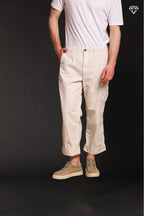 San Juan M74 men's cargo pants in Oxford canvas logo edition relaxed fit ①