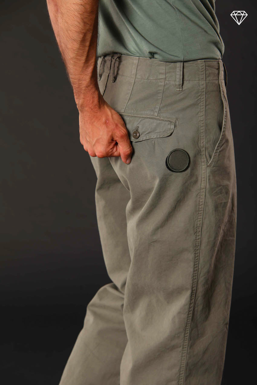 San Juan M74 men's cargo pants in Oxford canvas logo edition relaxed fit ① 