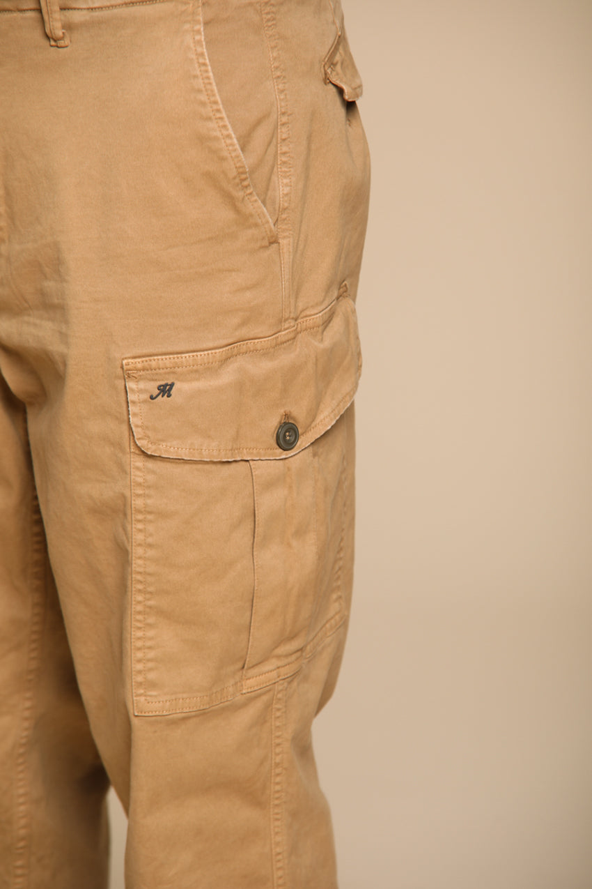 Foto 2 San Juan M74 pantalone cargo uomo in gabardina relaxed fit