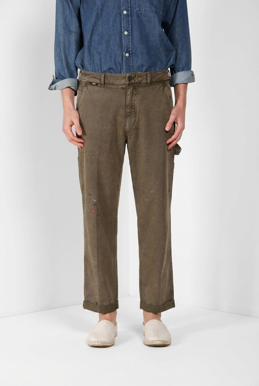 Dallas M74 pantalón cargo hombre en bull stretch relaxed fit ①
