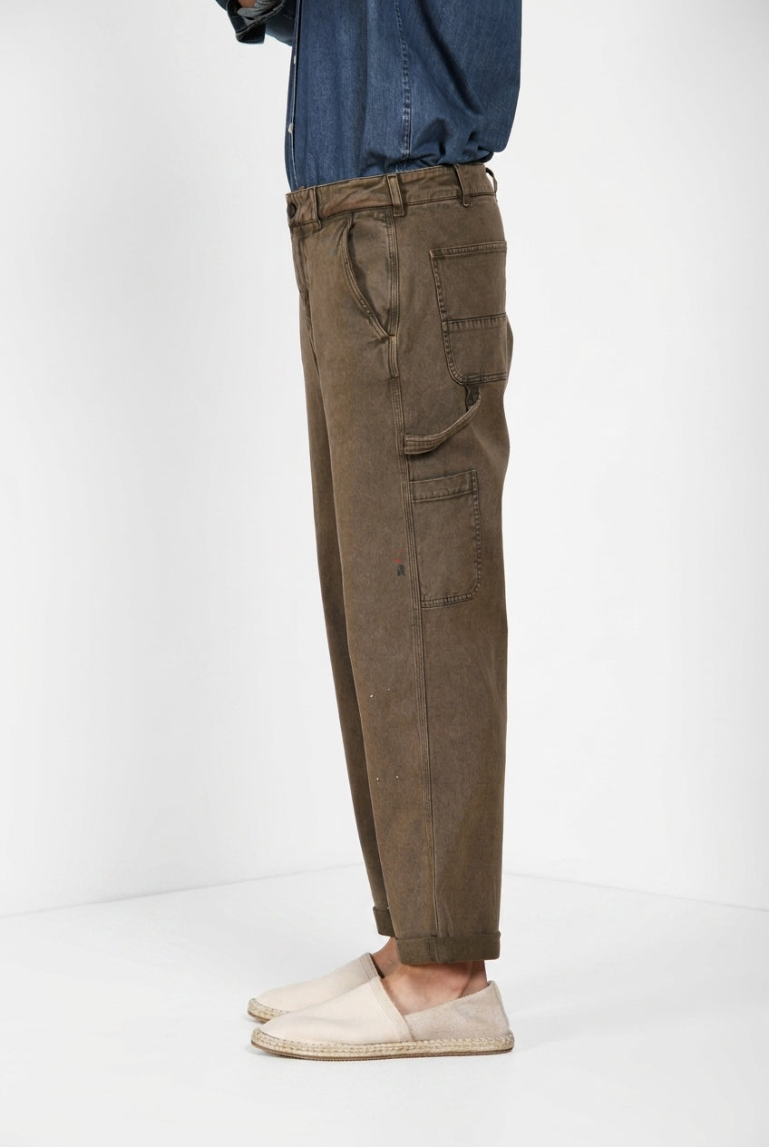 Dallas M74 pantalón cargo hombre en bull stretch relaxed fit ①