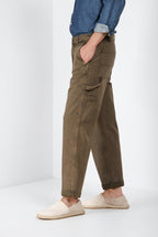 Dallas M74 pantalón cargo hombre en bull stretch relaxed fit ①