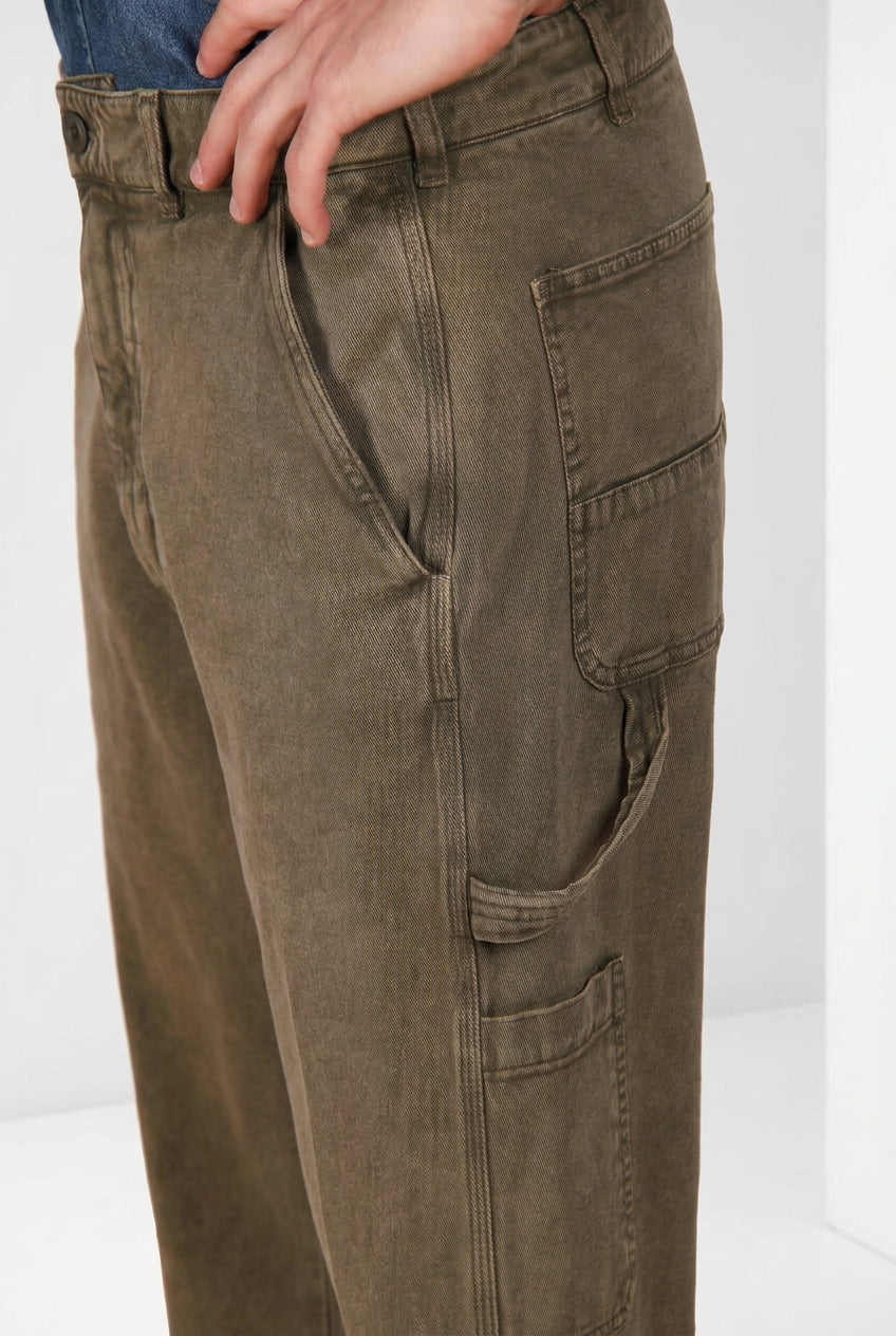 Dallas M74 pantalón cargo hombre en bull stretch relaxed fit ①