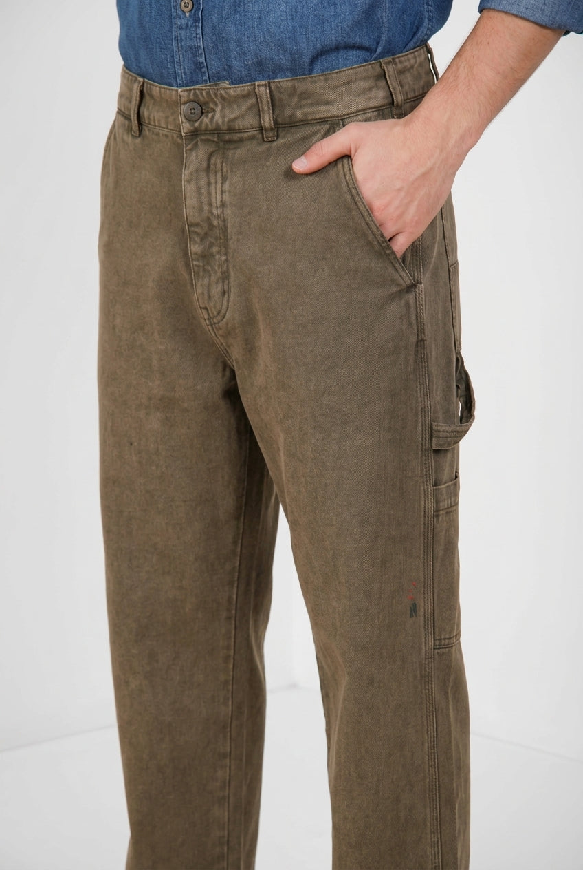 Dallas M74 pantalone cargo uomo in bull stretch relaxed fit ①