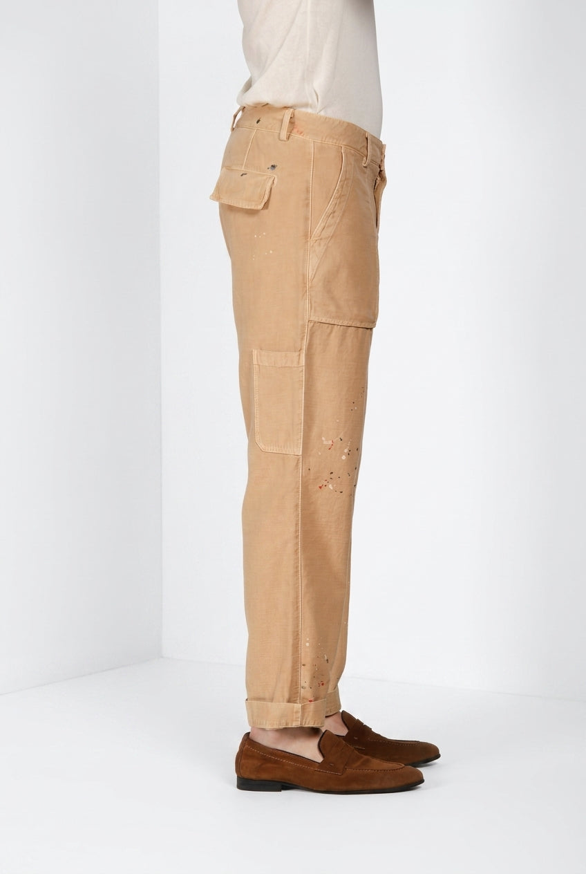 Cuba Work M74 Herren Cargo Hose aus Flammgarn-Baumwolle relaxed fit ①