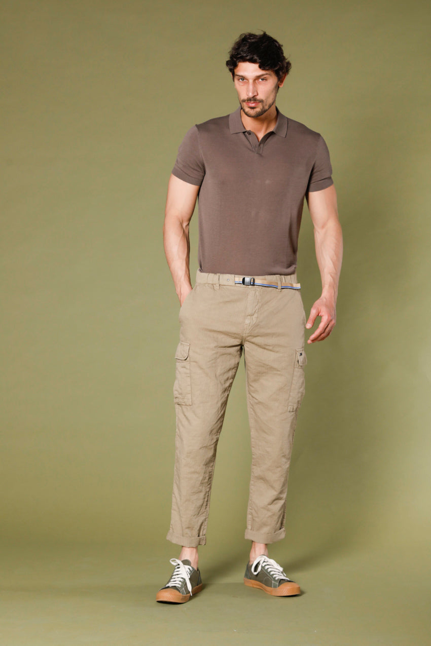 Bild 5 von Herren Cargo-Hose aus Hanf Modell Chile buckle khaki regular fit von Mason's