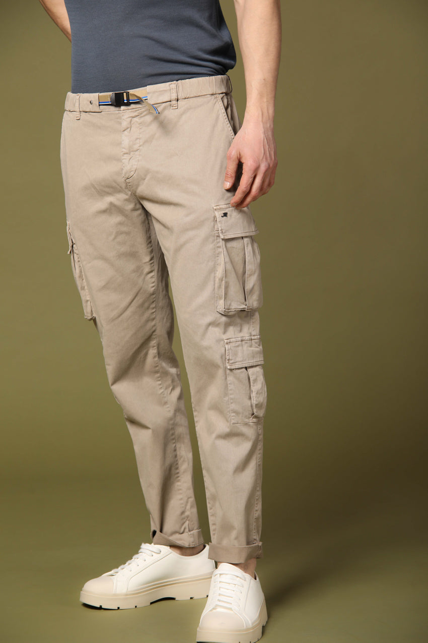 Bild 3 von Herren-Cargohose, Modell Bahamas Bunckle in Stuck, regular Passform von Mason's