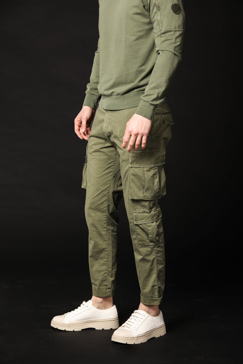 Bild 2 von Mason's Herren-Cargohose im Modell Bahamas, in Grün, Regular Fit