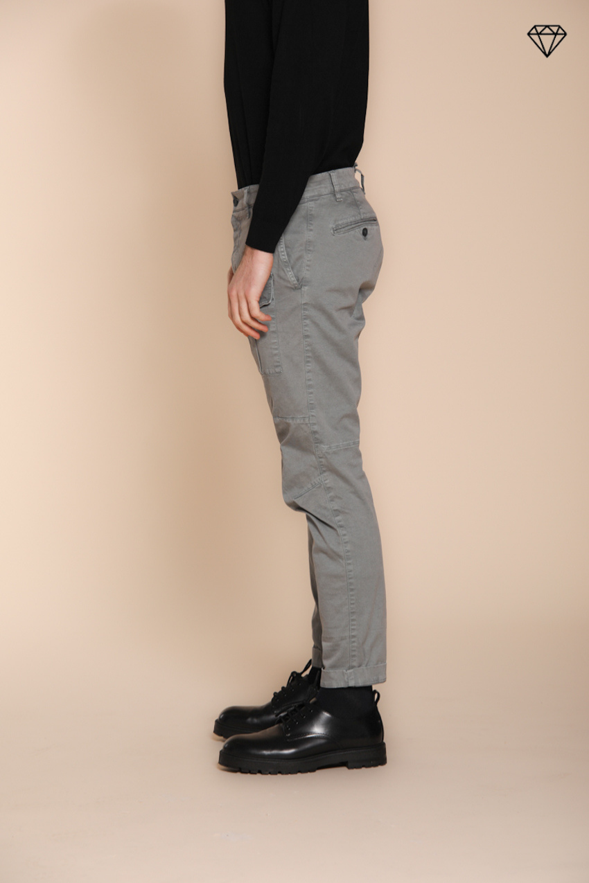 George Coolpocket pantalón cargo hombre de gabardina logo edition carrot fit ①