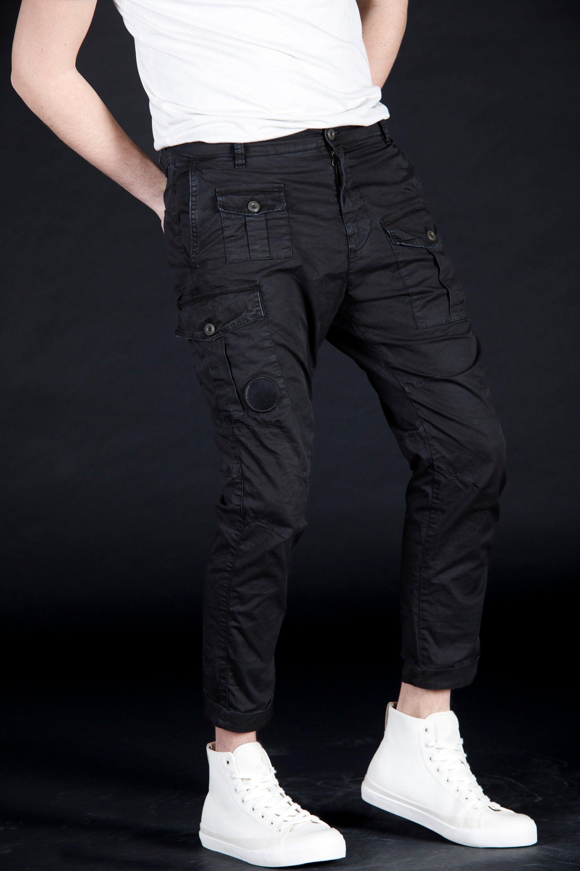 George Coolpocket men's cargo pants in twill limited edition carrot fit ①