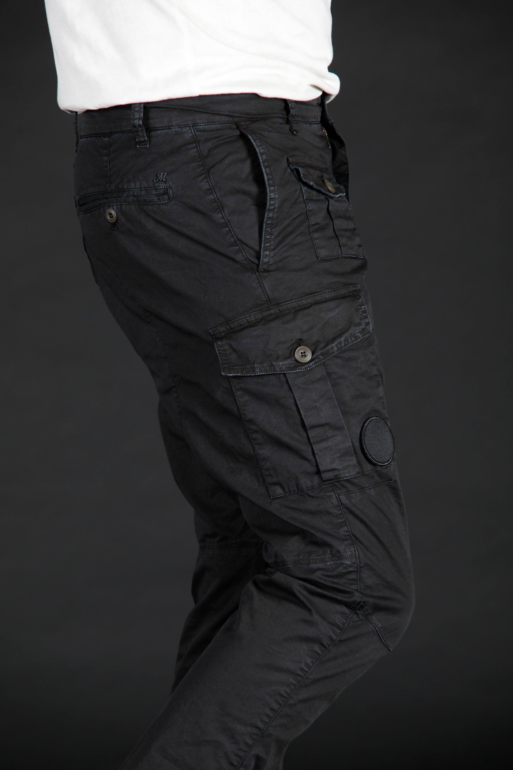 George Coolpocket pantalón cargo hombre en sarga limited edition carrot ①