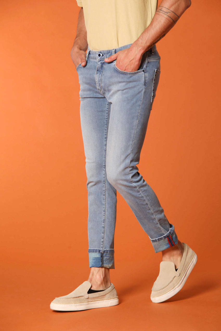 Harris 5-Taschen Herrenjeans mit Safari-Innenprint Slim Fit