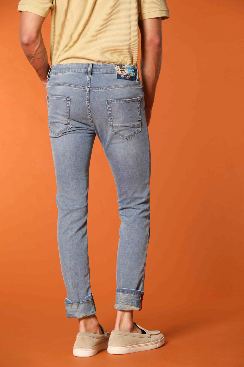 Harris 5-Taschen Herrenjeans mit Safari-Innenprint Slim Fit