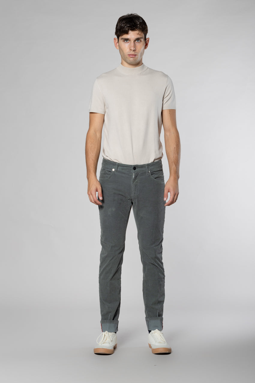 Harris pantalon 5 poches homme en velours 1000 raies slim fit