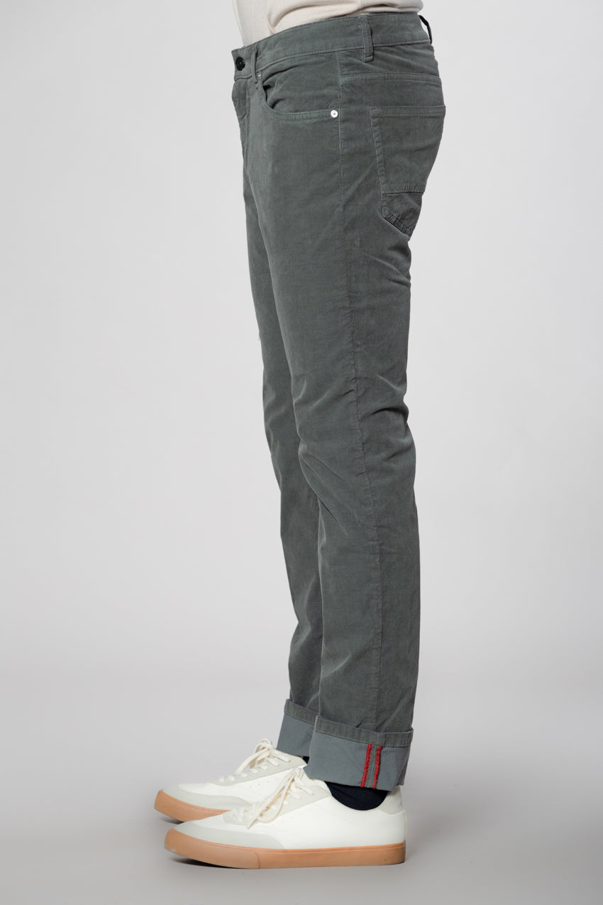 Harris pantalon 5 poches homme en velours 1000 raies slim fit