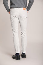 Foto 4 Harris pantalone 5 tasche uomo in velluto 1000 righe slim fit