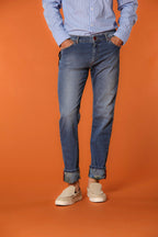 Harris Regular pantalon 5 poches homme en denim avec impression Safari regular fit 