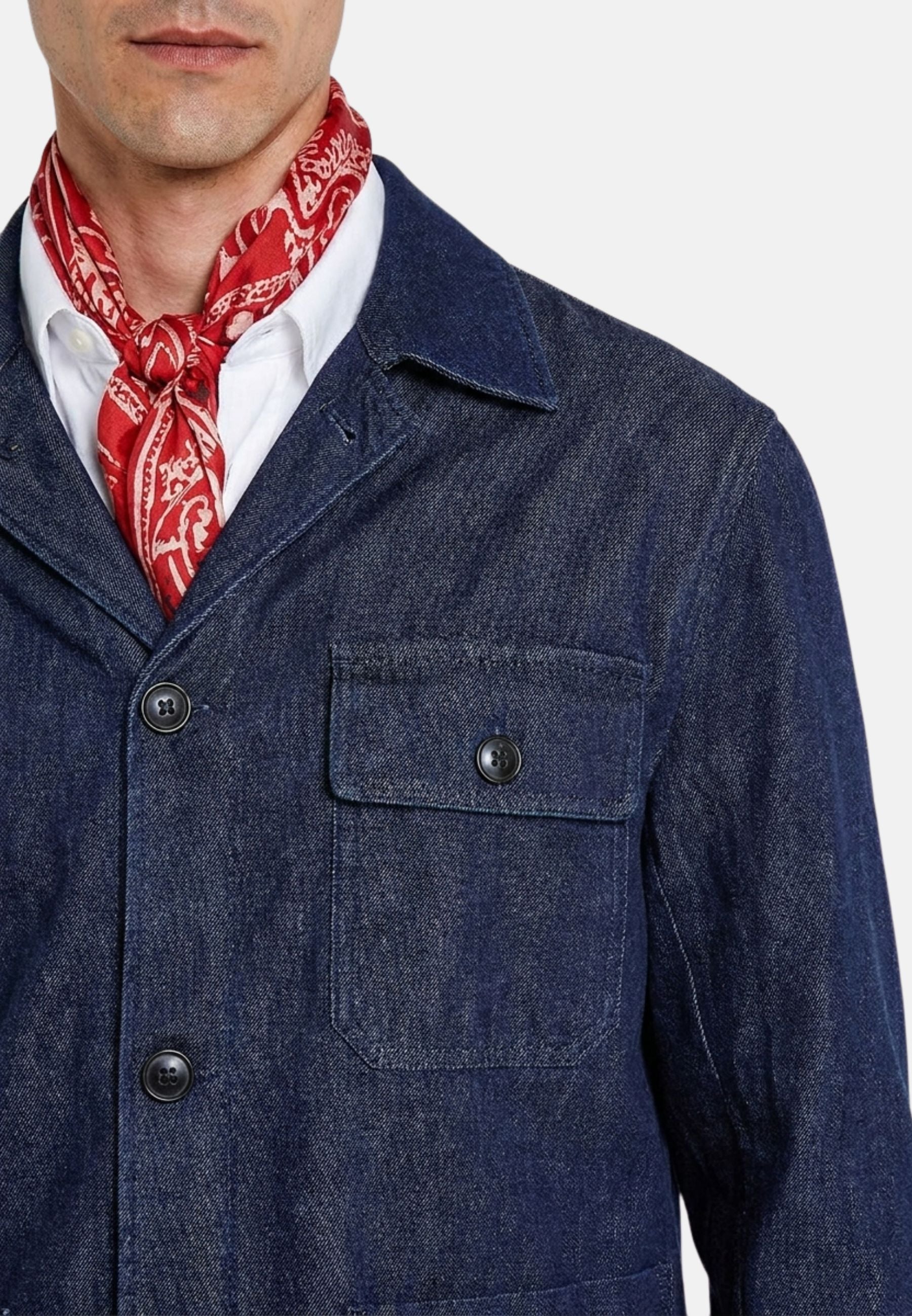 Work Jacke Herren Overshirt aus Denim