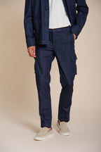 Chile men's cargo pants in denim regular fit