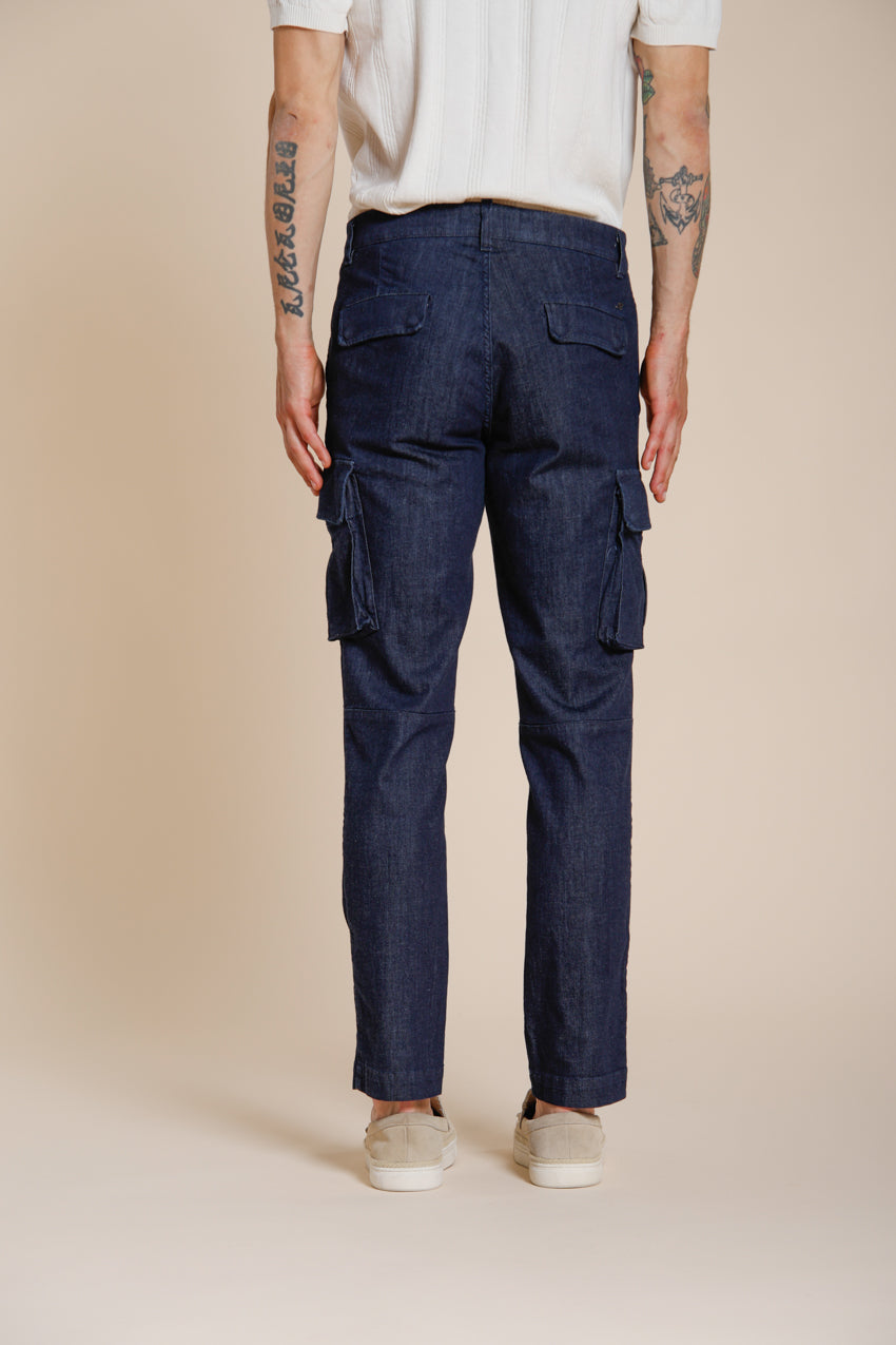 Chile men's cargo pants in denim regular fit