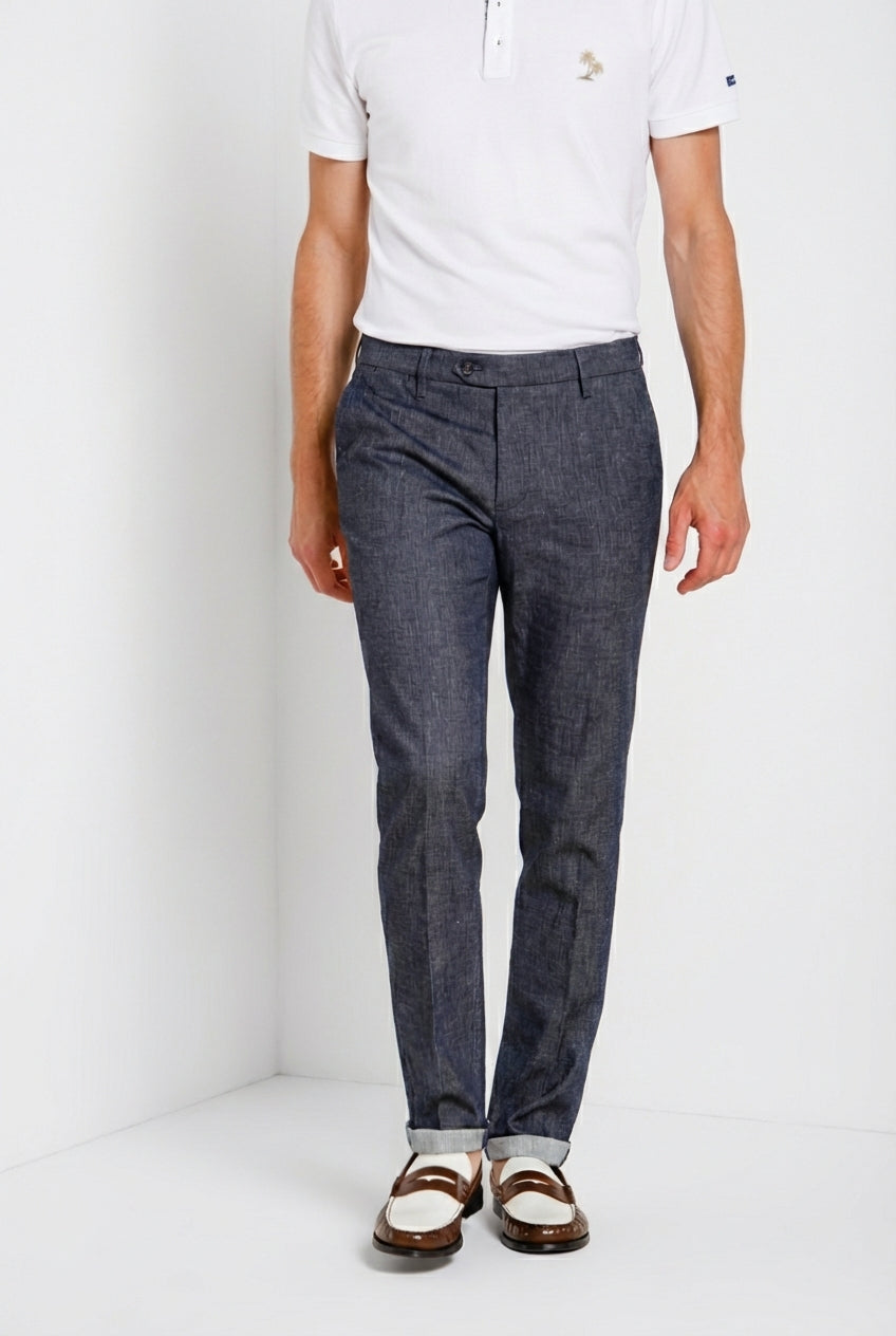 Milano Hose Chino Herren aus Denim extra slim fit