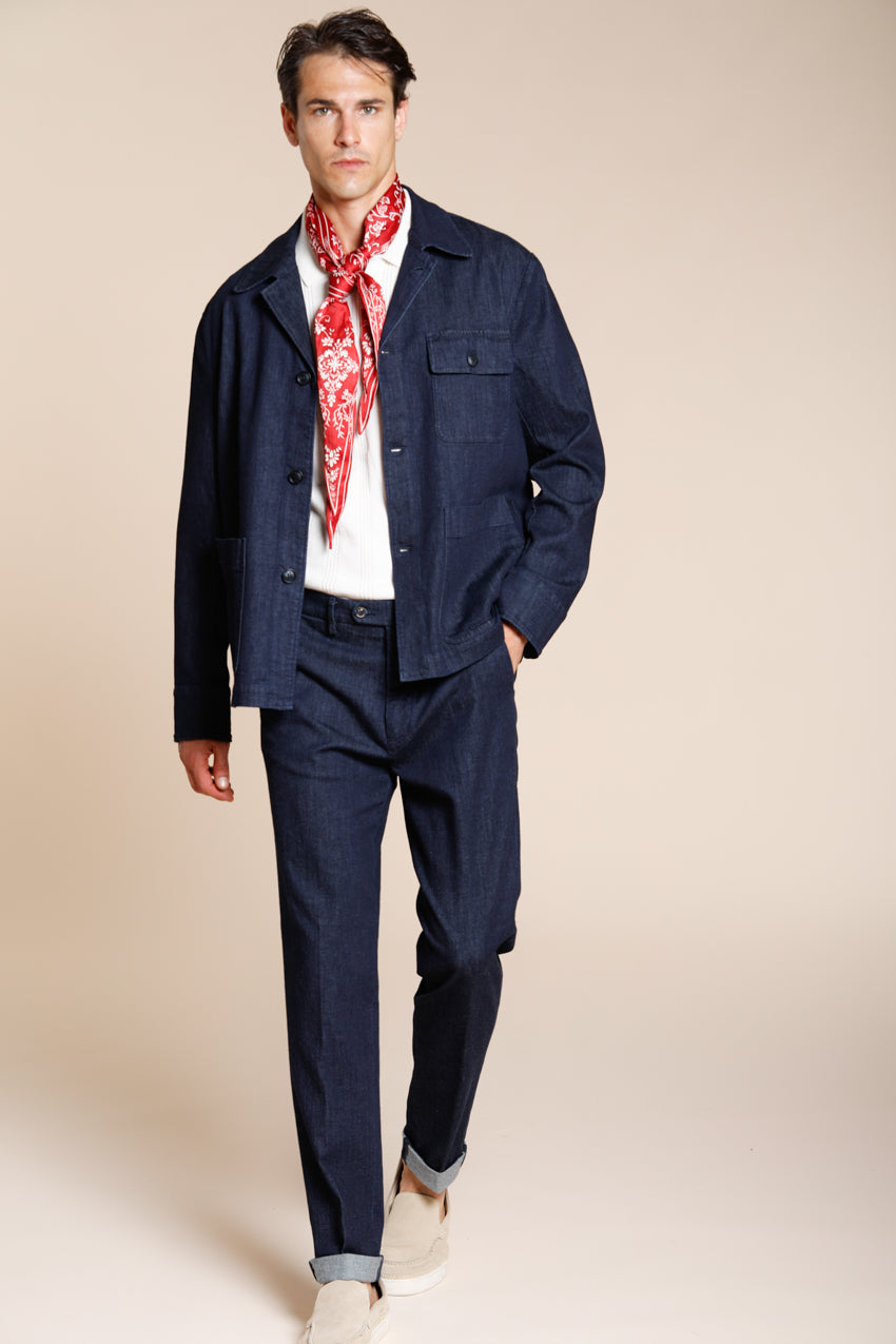 Boston men's chino pants in denim relaxed fit